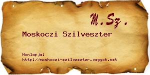 Moskoczi Szilveszter névjegykártya